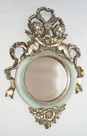 Specchio barocco con angeli oggetto d'antiquariato