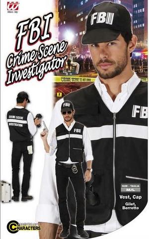 Vestito Di Carnevale Agente Investigatore Fbi