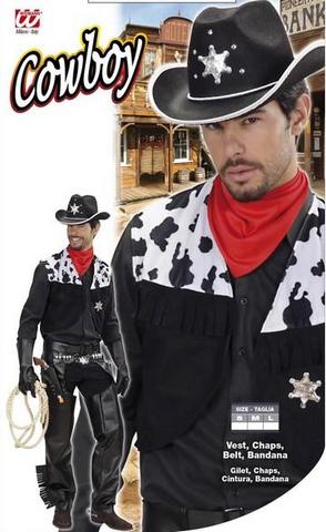 Costume Di Carnevale Cow-boy Nero