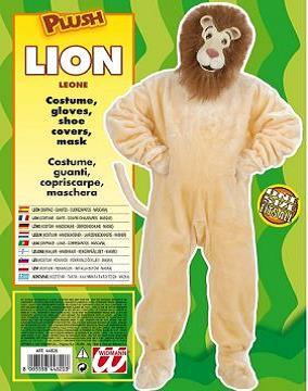 Vestito Di Carnevale Leone Peluche