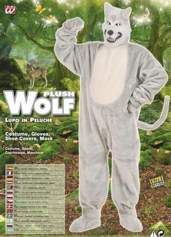 Vestito Di Carnevale Lupo Peluche