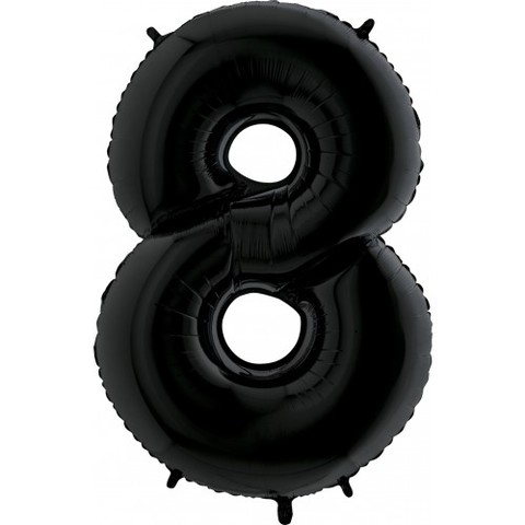 Pallonicno a forma di numero 8 nero