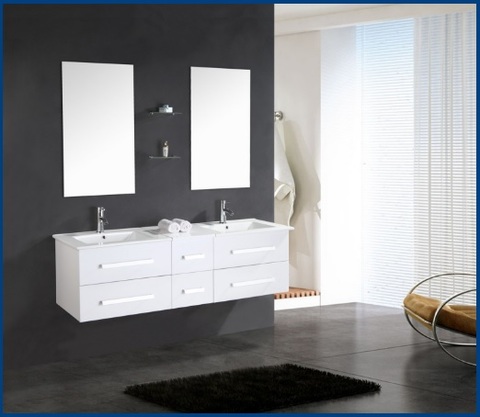 Mobili bagno completi doppio lavabo