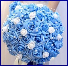 Bouquet A Cascata Azzurro