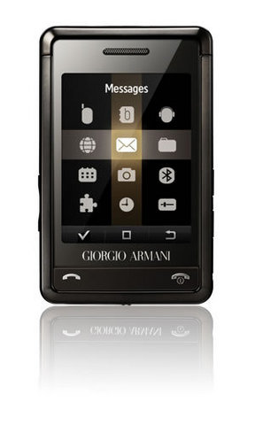Samsung Armani Sgh P520 Black / Silver
