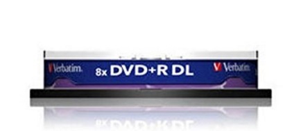 Dvd Verbatim Double Layer 8,5 Gb Argento