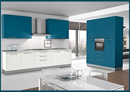 Cucina Classica Penisola Doppio Colore