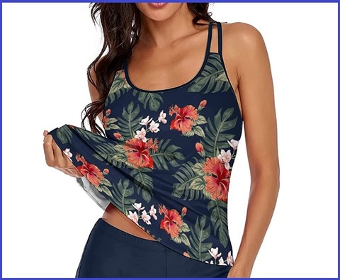 Tankini Costume Da Bagno Donna