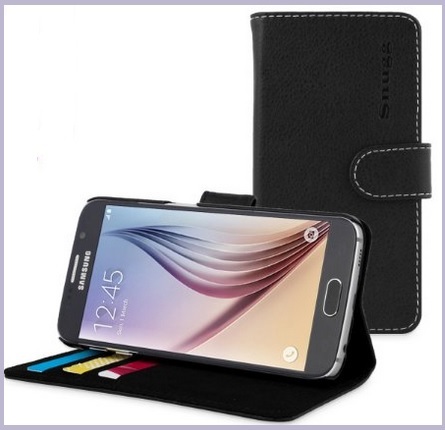 Custodia Per Samsung S6 In Ecopelle