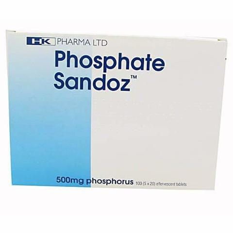 Phosphate Sandoz 500 Mg 100 Cpr