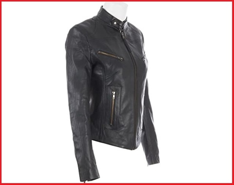 Giacca Moto Donna In Pelle