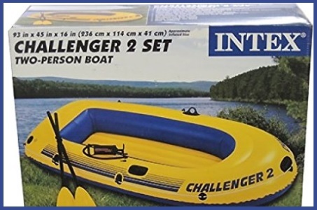Canotto Challenger Giallo E Blu Rafting