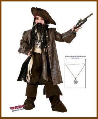 Costume Carnevale Bimbo Pirata