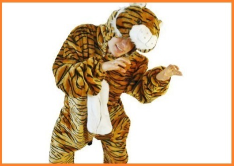 Costume Carnevale Uomo Tigre