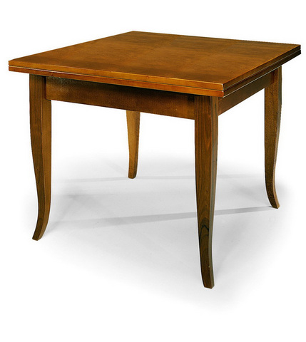 Tavolo quadrato in legno stile classico alpe frosinone