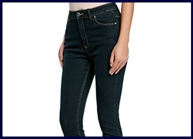 Jeans casual vita alta da donna