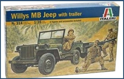 Jeep militari guerra modellismo