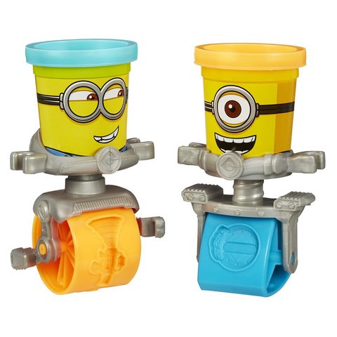 Play-doh minions stamp e roll stampettini