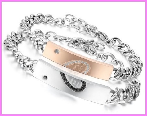 Coppia di Bracciali uomo e donna Edizione Speciale San Valentino con i –  BelovedGioielli