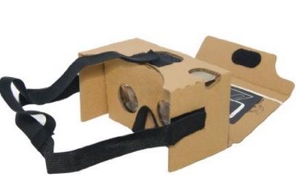 Cardboard realtà virtuale con smartphone