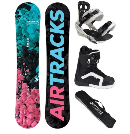 Tavola da snowboard con scarponi inclusi