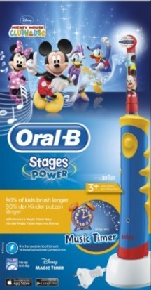 Spazzolino elettrico oral b della disney per bambini