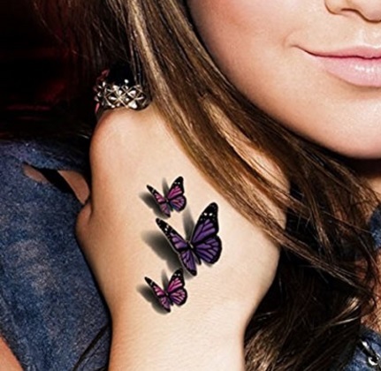Farfalla Tattoo Impermeabile Temporaneo