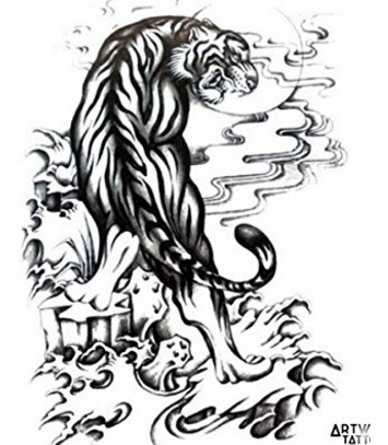 Tattoo Tigre Realistico Facile Da Applicare