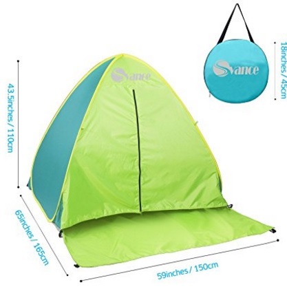 Tenda Classica Da Campeggio Con Protezione Uv Portatile