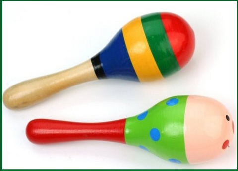Giocattoli Colorati In Legno Per Bimbi Maracas