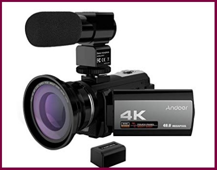 Videocamera Andoer 4k