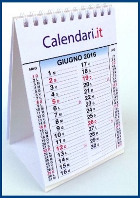 Calendario Agenda Da Scrivania